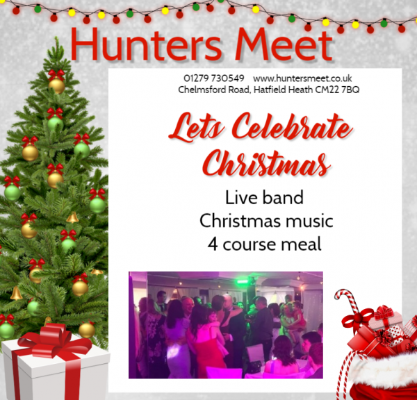 Christmas2021 Hunters Meet Hotel near Stansted Airport, Hertfordshire